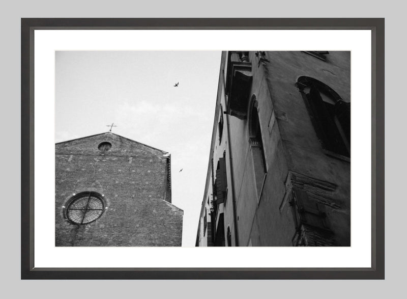 Birds Above a Venetian Church
